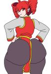 1girl ass big_ass breasts huge_ass kasane_teto thetastyshrimp vocaloid