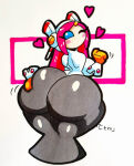 1girl ass big_ass breasts huge_ass kirby:_planet_robobot kirby_(series) mr.ctm nintendo susie_(kirby)