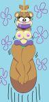 1girl 1girl 1girl anthro ass ass_up breasts buckteeth fishing_hook furry half-dressed hook nickelodeon panties sandy_cheeks smooth_skin solo_female spongebob_squarepants squirrel tagme