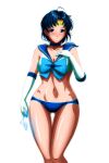 1girl adult_swim alluring ami_mizuno athletic_female bishoujo_senshi_sailor_moon bishoujo_senshi_sailor_moon_r bishoujo_senshi_sailor_moon_r_the_movie bishoujo_senshi_sailor_moon_s bishoujo_senshi_sailor_moon_s_the_movie bishoujo_senshi_sailor_moon_supers bishoujo_senshi_sailor_moon_supers_the_movie blue_hair blue_panties bra cameltoe female_only fit_female gloves grimbyslayer human lingerie medium_breasts panties png pussy sailor_mercury skimpy_clothes smile standing toei_animation toonami transparent_background viz_media water