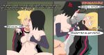 1boy1girl after_sex ambiguous_penetration angry angry_expression angry_face boruto boruto:_naruto_next_generations clothed_sex condom condom_on_penis erogakure kissing kissing naruto straight_sex uchiha_sarada uzumaki_boruto