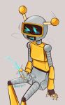 cumming first_porn_of_character fun_bot_(sprunki) glowing_eyes incredibox_mod male masturbation neppyin orgasm_face peeing peeing_self peepee penis penis penis penis_out robot robot_humanoid robot_joints robot_penis robotic_arm screen screen_face self_upload sitting sitting_down small_penis solo_robot sprunki stroking_cock stroking_penis yellow_antennae yellow_chest