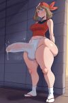 1futa ai_generated ass big_ass breasts erection erection_under_clothes fundoshi fundoshi_futanari fundoshilover101 futanari game_freak huge_ass may_(pokemon) nintendo pokemon tabi_socks