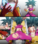 1boy 1boy1girl 1girl 1girls 2_girls ass base_form_kefla breasts cum domination dragon_ball dragon_ball_(series) dragon_ball_super fellatio female_saiyan kefla male one-punch_man penis penis rom saitama