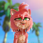 ai_generated amy_rose cum cum_on_body mobian_(species) mobian_hedgehog nude_female sonic_the_hedgehog_(series) tagme