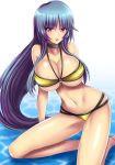 1_girl 1girl alluring big_breasts bikini creatures_(company) dark_green_hair female female_human female_only game_freak gym_leader hot human humans_of_pokemon legs long_hair looking_at_viewer mostly_nude natsume_(pokemon) nintendo pink_eyes pokemon pokemon_(anime) pokemon_(game) pokemon_gsc pokemon_red_green_blue_&_yellow sabrina_(pokemon) sexy solo