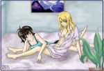 2girls female kirika_yumura kirika_yuumura long_hair mireille_bouquet multiple_girls noir short_hair tagme yumura_kirika yuri yuumura_kirika