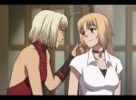 2girls canaan canaan_(character) female female_only maria_oosawa multiple_girls oosawa_maria short_hair yuri