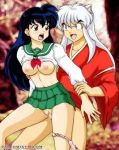 inuyasha inuyasha_(character) kagome_higurashi palcomix tagme