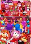 amy_rose archie_comics bbmbbf fiona_fox li_moon mobius_unleashed palcomix sega sonia_the_hedgehog sonic_(series) sonic_the_hedgehog_(series) sonic_underground sonically_sapphic_story tikal_the_echidna