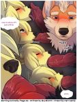  2012 anthro arcanine blue_eyes blush burning_curiosity canine comic dialogue elan_ardor english_text father_and_son fellatio fox furry gay girly herraardy incest male oral oral_sex penis scy_storm sex text tyson_ardor yaoi 