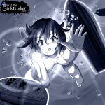 1girl atelier_wadatsumi black_hair breasts evan_harrey high_res nipples nude short_hair tentacular underwater water