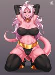 1girl android_21 android_21_(evil) ass big_ass big_breasts black_sclera breasts dragon_ball_super female_focus high_res jmg long_hair majin_android_21 mature mature_female patreon patreon_paid patreon_reward pink_skin red_eyes solo_female tagme video_game_character vomi_(dragon_ball) white_hair