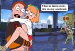 alien big_breasts jerry_smith jessica_(rick_and_morty) large_penis rick_and_morty sbb