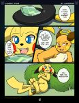 comic kuroodod nintendo pikachu pokemon raichu thunder_stone