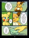 comic kuroodod nintendo pikachu pokemon raichu thunder_stone