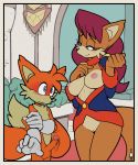 1girl anthro archie_comics ardan_norgate areola balls becoming_erect big_breasts blue_clothing blush breasts canid canine clothed clothing duo erection fox frenulum fur fur_tuft furry genitals glans gloves handwear high_res holding_arm humanoid_genitalia humanoid_penis imminent_incest implied_incest larger_female looking_at_breasts male mammal miles_"tails"_prower milf mostly_nude mother_&_son mother_and_child motion_lines nipples orange_body orange_ears orange_fur parent parent_and_child partially_clothed penis pink_areola pink_glans pink_nipples pussy red_clothing retracted_foreskin rosemary_prower size_difference smaller_male son sonic_the_hedgehog_(archie) sonic_the_hedgehog_(comics) sonic_the_hedgehog_(series) tuft uncut