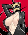  araiyuutoo bodysuit breasts celty_sturluson durarara!! helmet huge_breasts matsuri_(araiyuutoo) nipples 