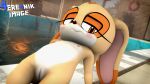 16:9 1girl 3d_(artwork) 4ere4nik anthro belly blush blush_lines cream_the_rabbit cub digital_media_(artwork) female flat_chested fur genitals high_res lagomorph leporid long_ears mammal nipples nude pool rabbit sega shy solo sonic_the_hedgehog_(series) source_filmmaker_(artwork) tan_body tan_fur vulva water white_belly widescreen young young_female