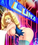  ass bellum-art big_ass big_breasts breasts luna_platz mega_man mega_man_star_force nipples rockman ryuusei_no_rockman shirogane_luna 