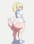 1girl ai_generated ass big_ass booty_shorts breasts fundoshilover101 game_freak gigantic_ass huge_ass lillie_(pokemon) nintendo pokemon