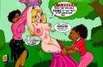 breasts brown_hair daneesha_walker dark_skin embarrassing funny miss_swet_thang nipples nude original william_j._griffin_(artist)