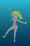 1girl bubbles darkbunny666 female human mario_(series) mario_and_sonic_at_the_olympic_games nintendo one-piece one-piece_swimsuit princess_peach sea solo super_mario_bros. swimsuit underwater