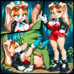 ai_generated cream_the_rabbit mobian_rabbit scourge_the_hedgehog sonic_the_hedgehog_(series) tagme