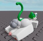 3d anal anal_sex ass buwayani domestic_cat feline furry laying_down mekuting_(buwayani) penis penis_in_ass precum roblox roblox_studio screenshot_edit sex smug_face