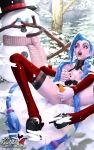 10:16 1girl 1girls 3d 3d_(artwork) 4k anus blue_hair blush blush braid breasts breasts breasts carrot carrot_in_pussy erect_nipples female_focus female_masturbation funny jinx_(arcane) jinx_(league_of_legends) legs_open looking_pleasured nipples no_panties no_panties_under_skirt open_eyes open_legs open_mouth outside patreon patreon_username roosterart small_breasts snow snowman solo_female vaginal_insertion winter