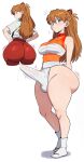 1futa ai_generated ass asuka_langley_souryuu big_ass breasts erection erection_under_clothes fundoshi fundoshi_futanari fundoshilover101 futanari huge_ass neon_genesis_evangelion sarashi tabi_socks