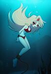 1girl ai_generated amazon_prime bound charlie_morningstar_(hazbin_hotel) drowned drowning female hazbin_hotel labreed peril princess solo underwater underwater_peril vivziepop