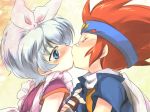 beyblade crossdressing gay ginga_hagane hyioma_hagane kissing male trap yaoi