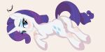1girl anatomically_correct anus equine female female/solo feral friendship_is_magic hasbro kasumin_(artist) my_little_pony pony pussy rarity rarity_(mlp) solo unicorn_pony