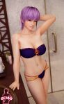 1girl 6cw8 alluring ayane ayane_(doa) big_breasts bikini cleavage dead_or_alive dead_or_alive_2 dead_or_alive_3 dead_or_alive_4 dead_or_alive_5 dead_or_alive_6 dead_or_alive_xtreme_venus_vacation kunoichi lavender_hair magenta_eyes silf tecmo