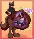 anthro anthro_pred anthro_prey barefoot els3d feet female_prey furry furry_vore male_pred oral_vore paws s3dalito soles toes vore