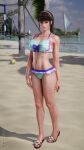 1girl 1girl 1girl 3d alluring athletic athletic_female beach big_breasts big_breasts bikini blue_eyes brown_hair darts77 dead_or_alive dead_or_alive_2 dead_or_alive_3 dead_or_alive_4 dead_or_alive_5 dead_or_alive_6 dead_or_alive_xtreme_beach_volleyball dead_or_alive_xtreme_venus_vacation female_abs female_focus female_only fit_female hitomi hitomi_(doa) hourglass_figure human light-skinned_female light_skin long_hair long_legs outside outside pin_up pin_up_pose pose sand sandals straight_hair swimsuit tagme tecmo thighs water wide_hips