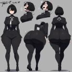 1girl ai_generated ass big_ass breasts fundoshilover101 huge_ass nier:_automata original original_character square_enix