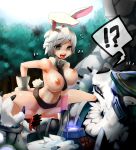  bear big_penis bunny_ears cum hair league_of_legends penis rape riven sex volibear white_hair 