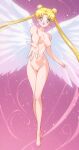 1girl accurate_art_style adult_swim alluring angel_wings bishoujo_senshi_sailor_moon bishoujo_senshi_sailor_moon_r bishoujo_senshi_sailor_moon_r_the_movie bishoujo_senshi_sailor_moon_s bishoujo_senshi_sailor_moon_s_the_movie bishoujo_senshi_sailor_moon_sailor_stars bishoujo_senshi_sailor_moon_supers bishoujo_senshi_sailor_moon_supers_the_movie blonde_hair blue_eyes completely_nude medium_breasts nightcore_(artist) nude pussy toei_animation toonami usagi_tsukino viz_media