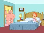 before_sex chris_griffin erect_penis family_guy lois_griffin massive_penis mother_&_son ready_to_fuck