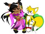 1boy 1girl anthro archie_comics bean_bag belly belly_dancing boundlightning color commission cosplay cute dancing female fox hot jayfoxfire lynx male miles_"tails"_prower nicole_the_lynx private_dance sega sexy sonic_the_hedgehog_(archie) sonic_the_hedgehog_(comics) sonic_the_hedgehog_(series)