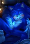 1boy 2022 5_fingers ahe_gao ahegao anthro anus balls big_penis black_nose blue_balls blue_body blue_eyes blue_fur blue_hair blur_studio blush bodily_fluids claws clothing eulipotyphlan fangs finger_claws fingers footwear fur genital_fluids genitals glans gloves glowing glowing_eyes hair half-closed_eyes handwear hedgehog high_res humanoid_genitalia humanoid_penis inside krazyelf legwear_only looking_pleasured lying male male_only mammal marza_animation_planet masturbation mostly_nude movie_sonic narrowed_eyes nipples on_back original_film paramount_pictures penile penile_masturbation penis pink_anus pink_glans pink_nipples precum sega shoes_removed socks socks_and_shoes solo sonic_(live_action) sonic_the_hedgehog sonic_the_hedgehog_(film) sonic_the_hedgehog_(series) spread_legs spreading stroking stroking_penis tan_inner_ear tan_penis tongue tongue_out white_clothing white_footwear white_gloves white_handwear white_socks yaoi
