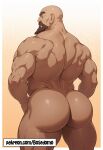 ai_art ai_generated ass ass_focus ass_grab bara big_ass big_balls big_muscles big_penis gay_domination gay_male muscle muscular muscular_male yaoi yaoi