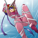 1girl ai-chan bdsm bondage bound high_res highres kakki kakki_(pixiv4742) kakkii kaminari_ai ribbon ribbons solo tatsunoko_production time_bokan_(series) yatterman