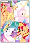  3_girls 3girls alicorn anal_fingering anus ass breasts comic cutie_mark equestria_girls equestria_untamed female female/female female_only female_unicorn fingering fingering_pussy fingers_in_pussy fluttershy fluttershy_(mlp) horn like_humans_do palcomix pony princess_celestia princess_celestia_(mlp) pussy sunset_shimmer sunset_shimmer_(eg) tail thumb_in_ass unicorn wings yuri 