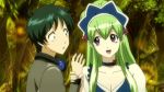  2boys animated futanari gif green_hair groping hokaze_kon ixion_saga mariandale multiple_boys purple_eyes trap 