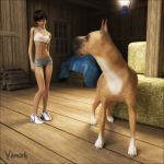  3d all_fours anal beastiality big_penis cum debbie_(vaesark) dog erection fellatio female feral hetero human interspecies licking male oral oral_sex original penetration penis sex tongue vaesark vaginal vaginal_penetration 