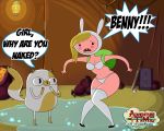 adventure_time blonde_hair blush breasts cake_the_cat fionna_the_human grimphantom grimphantom_(artist) smile