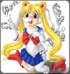 bishoujo_senshi_sailor_moon blue_eyes boots bunny double_bun edmol elbow_gloves furrification furry gloves long_hair rabbit red_eyes sailor_moon tiara transformation tsukino_usagi twin_tails twintails usagi_tsukino